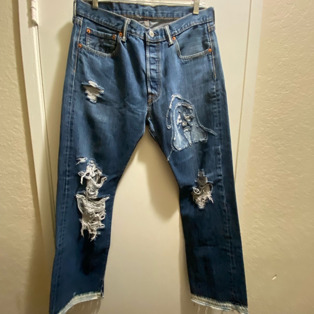 Custom levi jeans